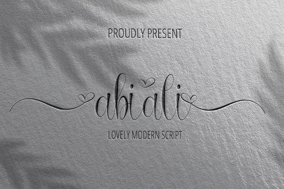 Abiali: A Timeless Handwritten Font for Modern Design