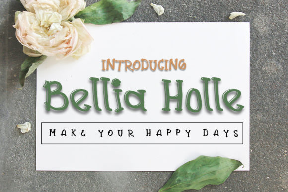 Bellia Holle: A Timeless Handwritten Font for Every Design Need