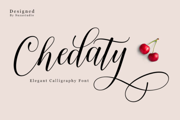 Chedaty: A Unique Script Font for Creative Expression