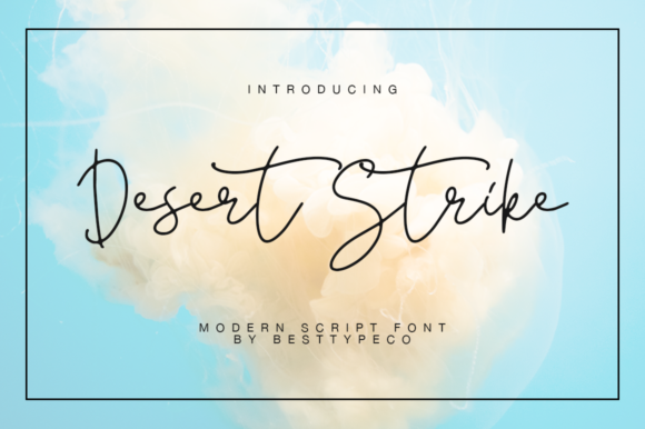Desert Strike: A Handwritten Font for Creative Expression