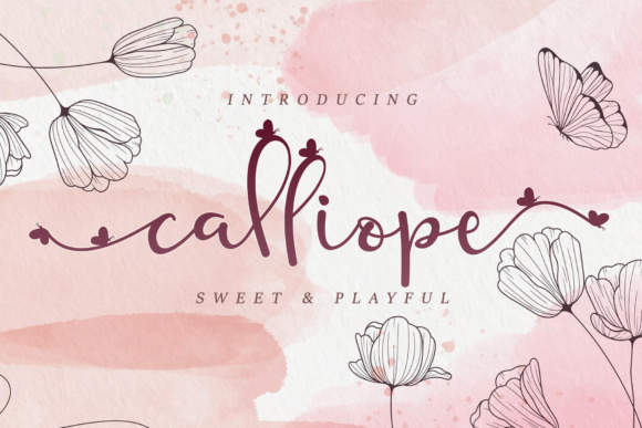 Discover Calliope: A Playful Script Font for Creative Design
