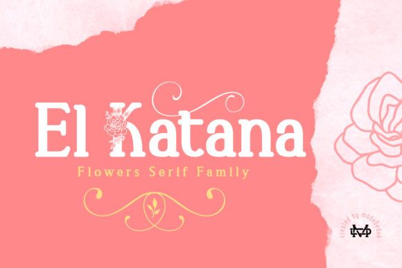 El Katana: A Stylish and Versatile Decorative Font for Creative Projects