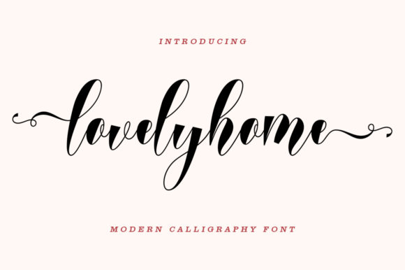 Exploring the Elegance of Lovelyhome Font