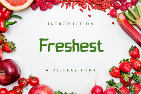 Freshest: A Versatile Display Font for Every Creative Need
