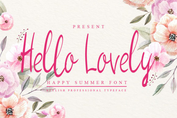 Hello Lovely: A Versatile and Elegant Handwritten Font for Designers