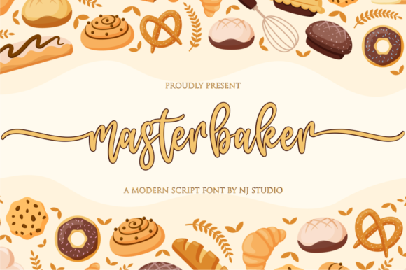 Masterbaker: A Handwritten Font That Elevates Design with Authenticity
