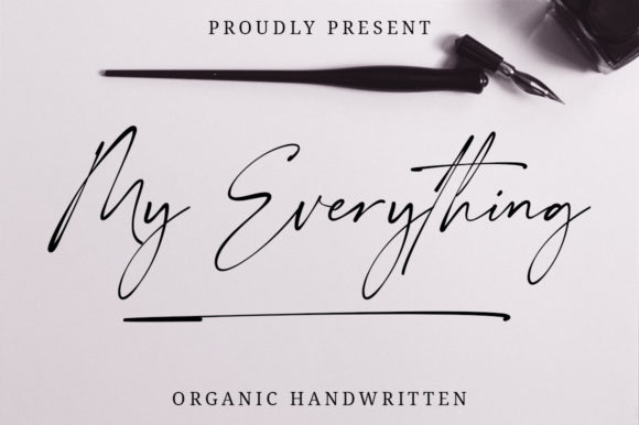 My Everything: A Handwritten Font for Every Design
