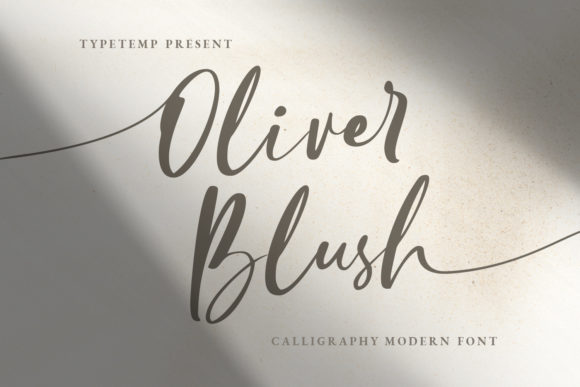 Oliver Blush: A Timeless Handwritten Font for Modern Design