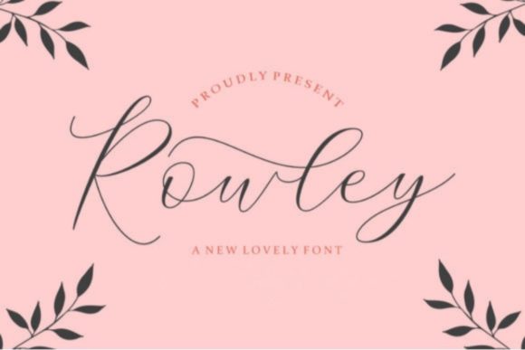 Rowley Script: A Delicate Handwritten Font