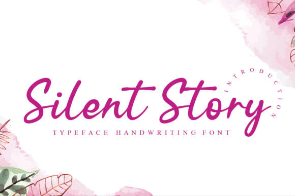Silent Story: A Versatile Handwritten Font for Elegant Designs