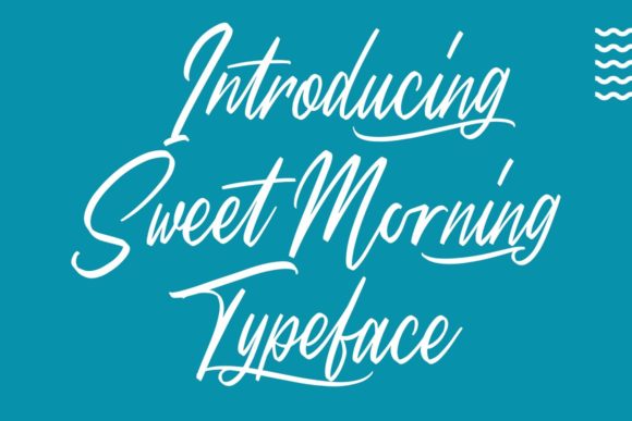 Sweet Morning: A Handwritten Touch for Elegant Designs