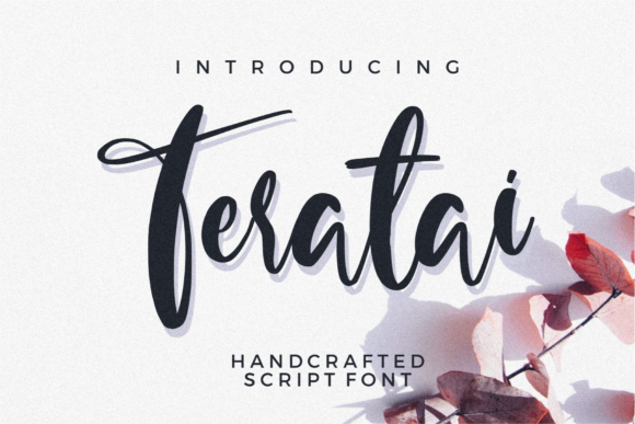 Teratai: Create Gorgeous and Timeless Designs with a Unique Handwritten Font